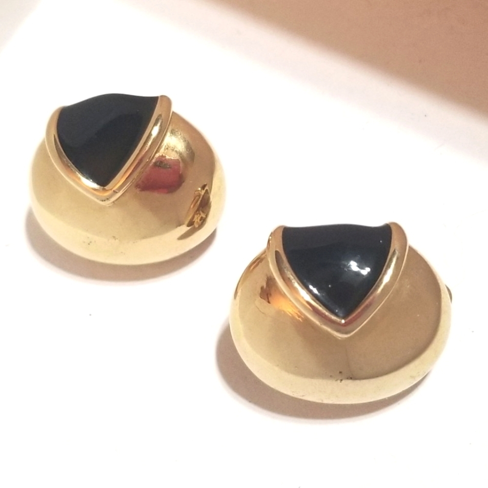 ANDRE COURREGES Paris Modernist Earrings ~ Vintage